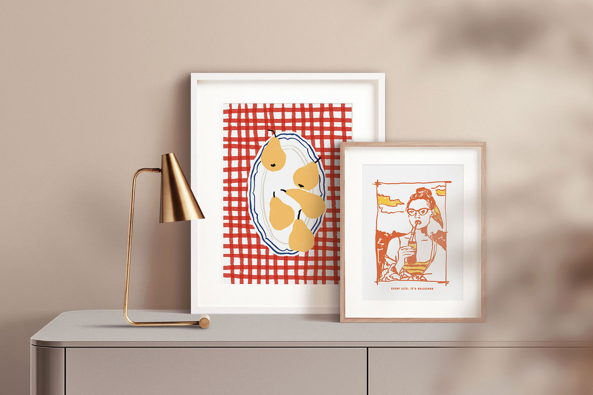 Food Cravings Prints Posters, an Object Graphic by iStar Design (Photo 7 of 14)