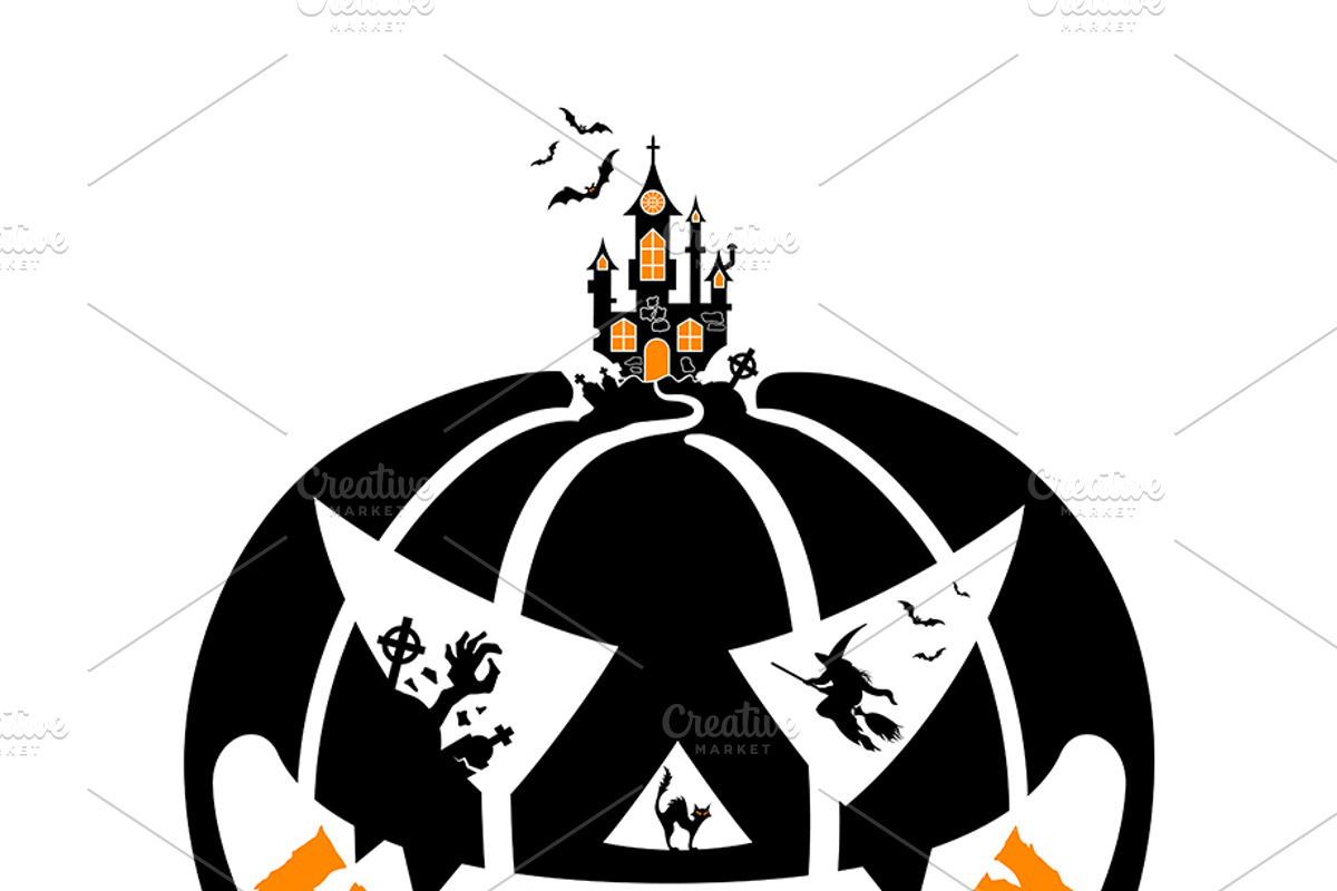 Happy Halloween Party, a Decorative Illustration by TAlex (Photo 5 of 6)