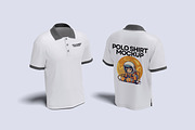 Polo Shirt Mockup, a Shirt Mockup by xavier_studio (Thumbnail 4 of 5)