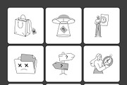 65 Empty State Illustrations, an Empty State Illustration by Prosymbols (Thumbnail 11 of 11)