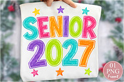 Graduation Class Senior 2027, a Seasonal Illustration by Rose Art (Thumbnail 1 of 4)