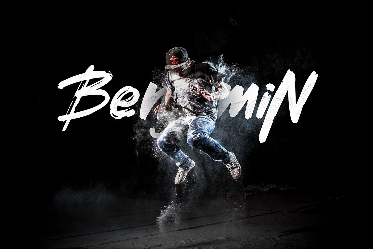 RAEMONA Rough Brush Font, a Handwritten Font by NTC Graphic (Photo 4 of 7)
