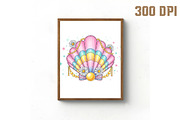 Clam Pearl Png, Summer Png, an Illustration by Libby Wishes (Thumbnail 4 of 6)