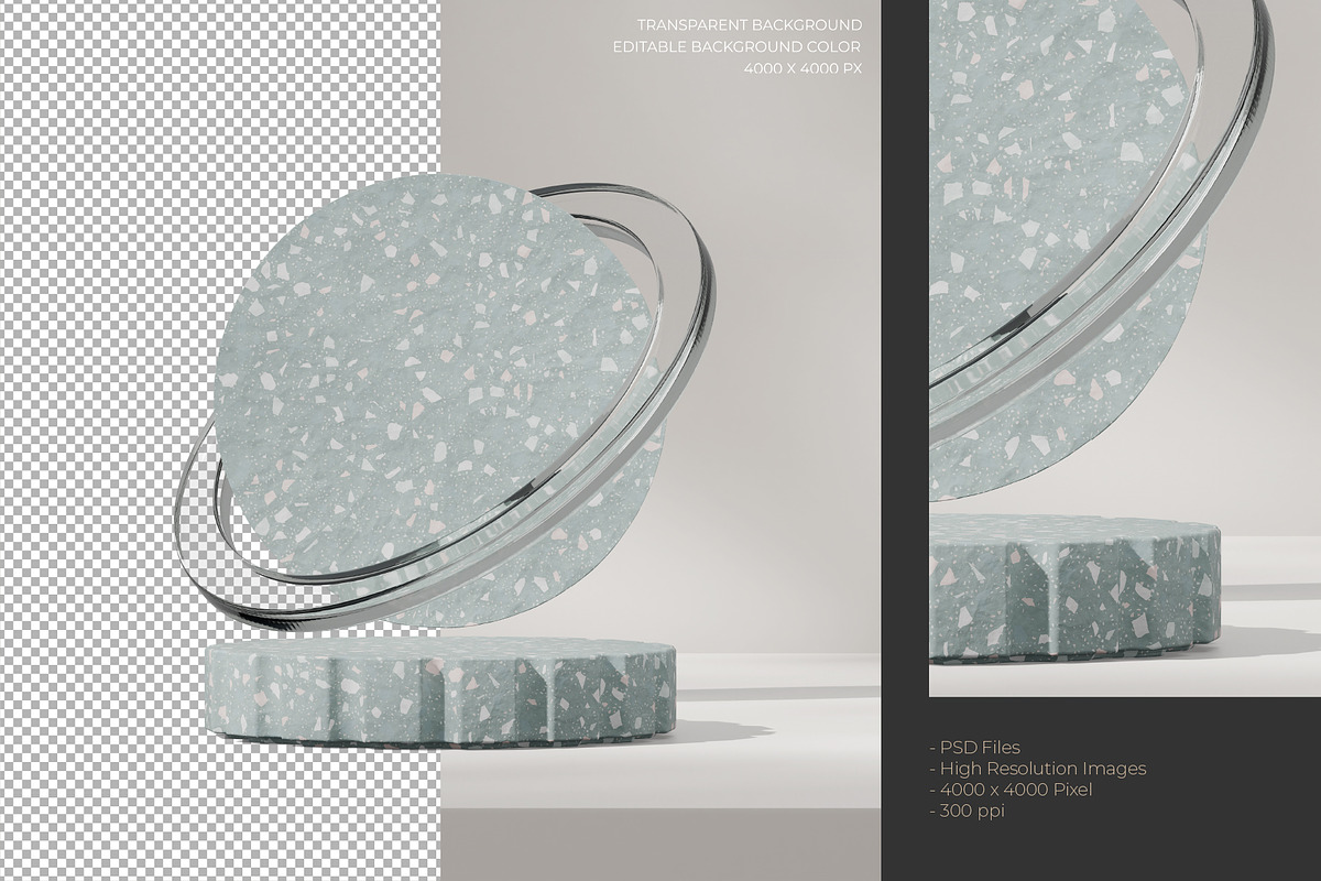 5 Podium with Transparent Background, a Background Graphic by faustudio (Photo 5 of 7)
