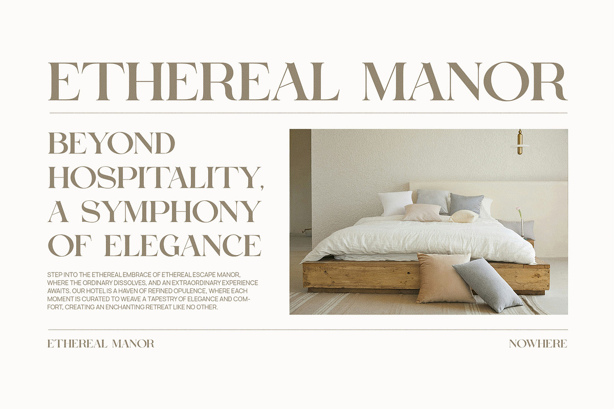 Somer Elegant Serif Font Typeface, a Serif Font by Perfectype (Photo 4 of 6)