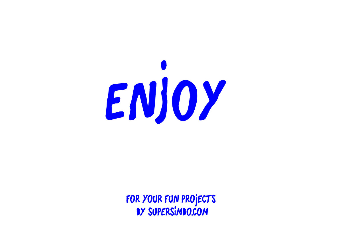 Still Weird | Hand Drawn Letters, a Handwritten Font by Supersimbo © (Photo 8 of 8)