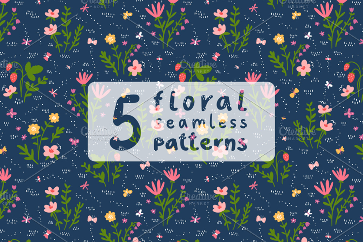 Floral Patterns Set 4