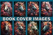 Floral Unicorn Coloring Pages For Ad, a Stationery Template by Design Station (Thumbnail 2 of 5)