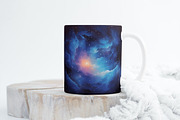 BLUE GALAXIES space backgrounds, a Background Graphic by Mermaids Cove (Thumbnail 8 of 9)