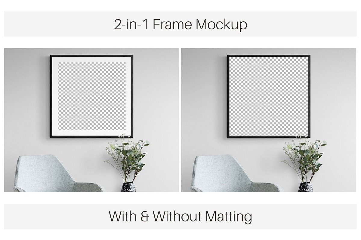 Square (2in1) Black Frame Styled, an Object Graphic by Loads of Lovely (Photo 2 of 4)