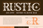 Bracaba - Vintage Decorative Font, a Serif Font by Pandeka Studio (Thumbnail 4 of 9)