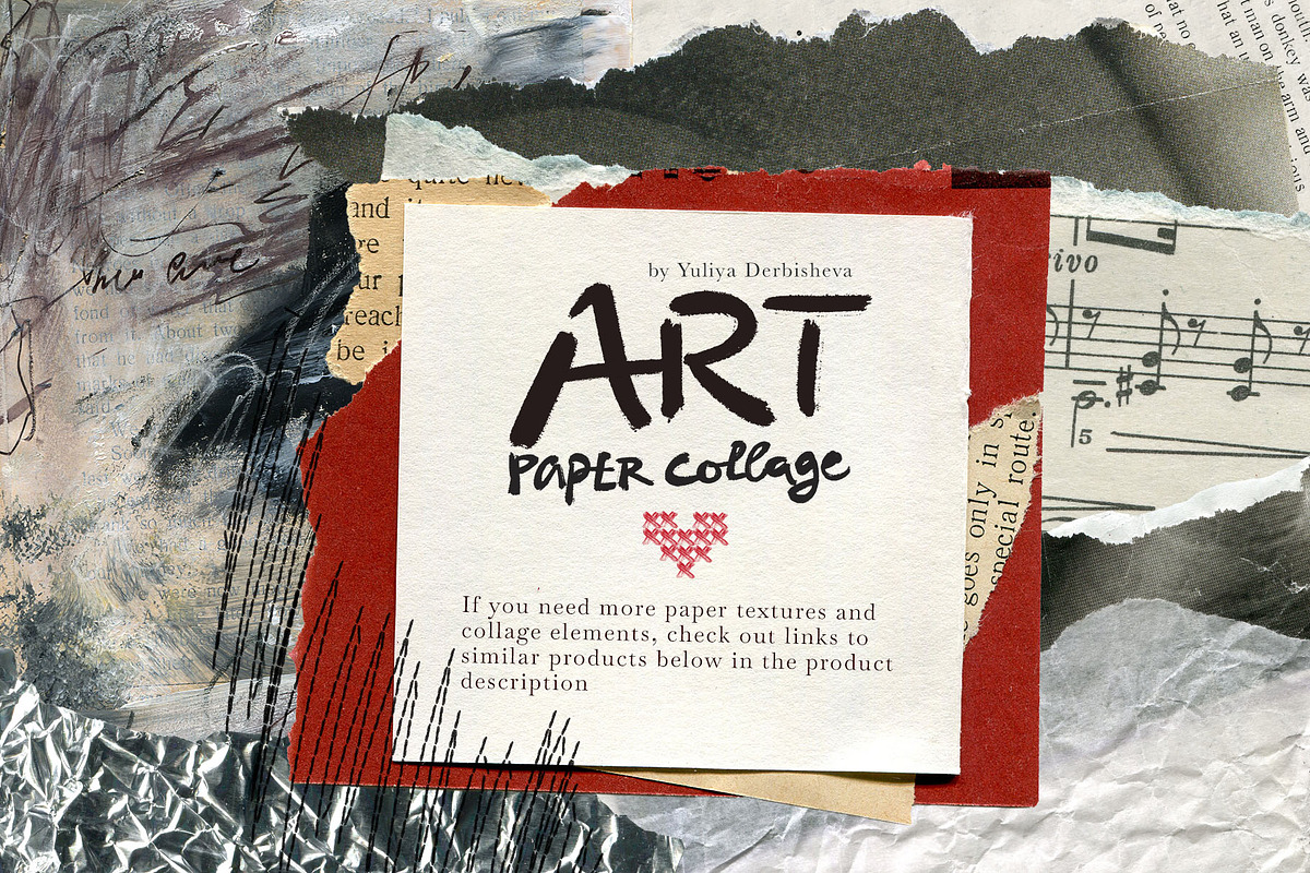 Art Paper collage element scraps, an Object Graphic by Yuliya Derbisheva (Photo 15 of 15)