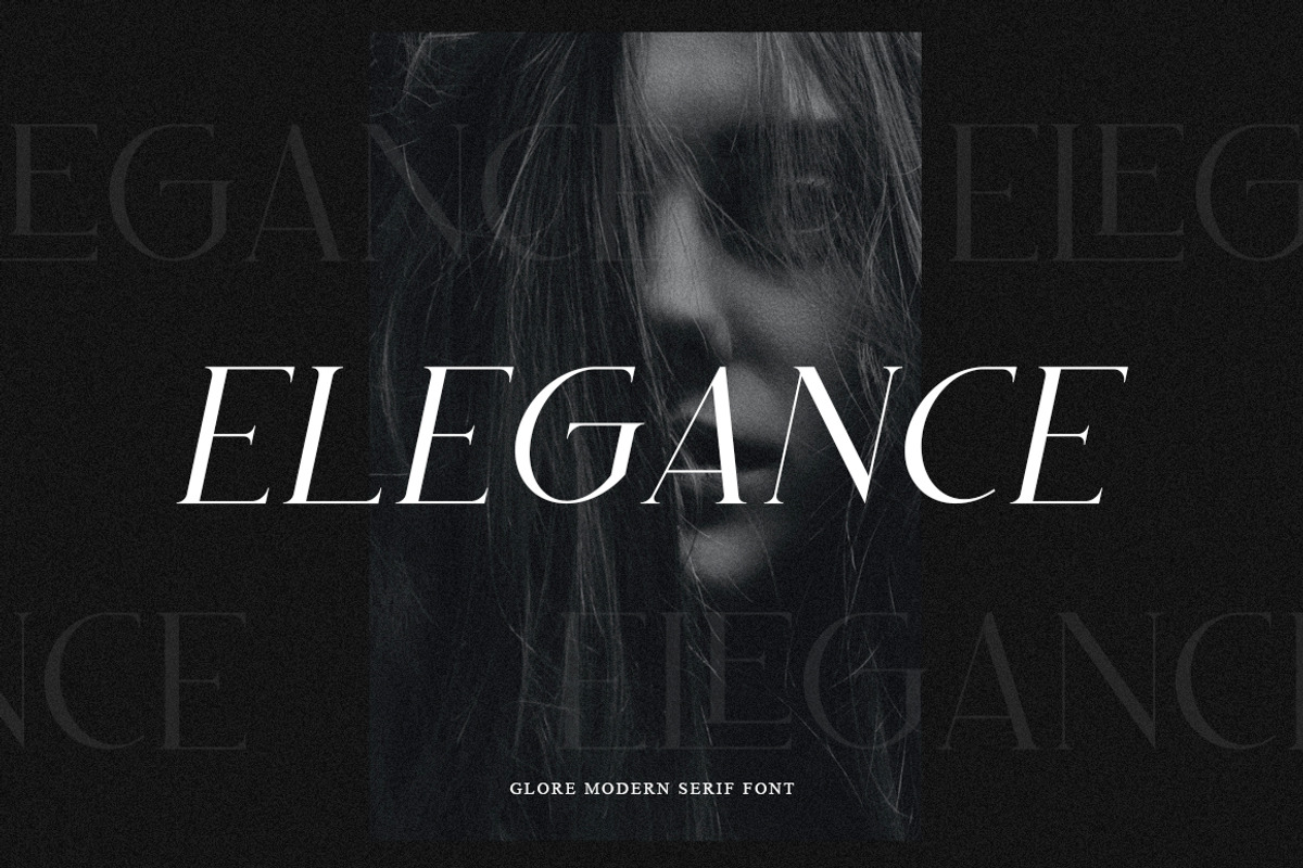Gloré Modern Ligature Font, a Serif Font by Heinzel Std (Photo 4 of 18)
