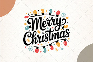 Merry Christmas Light Png, an Illustration by Watercolor design