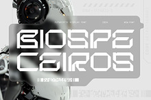 Biospe Ceiros - Futuristic Typeface