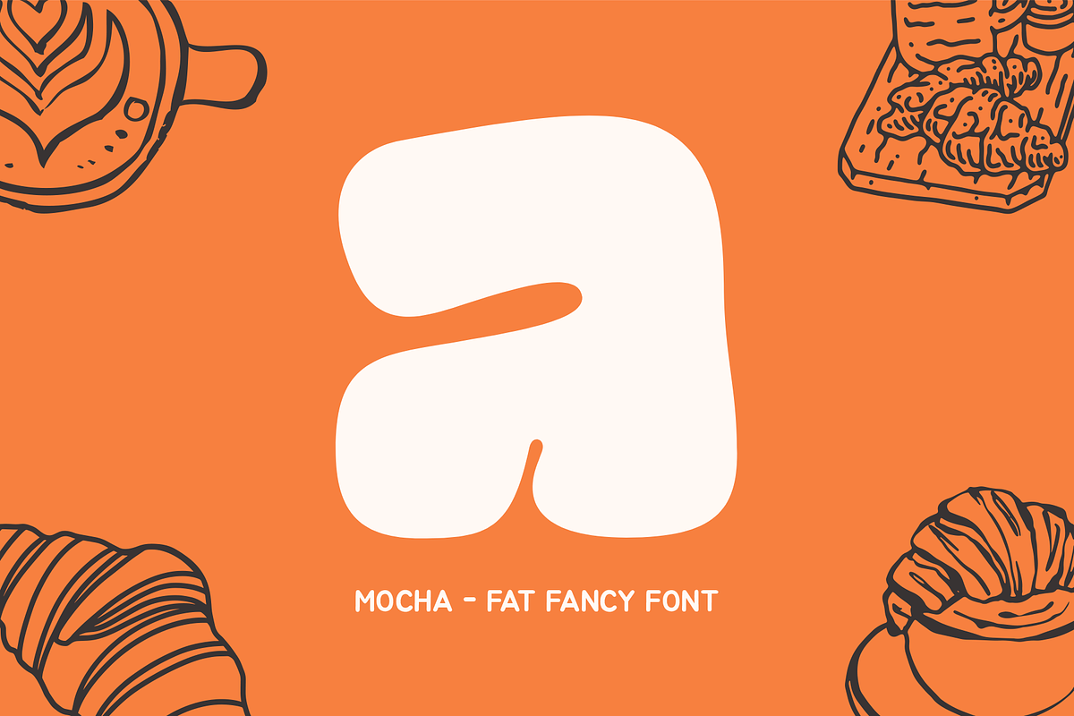 Mocha Mochi - Fat Fancy Display Font, a Font by Afkari Studio (Photo 7 of 12)