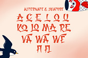 Nikotsu - Japanese Display Font, a Handwritten Font by Flawless And Co (Thumbnail 9 of 10)
