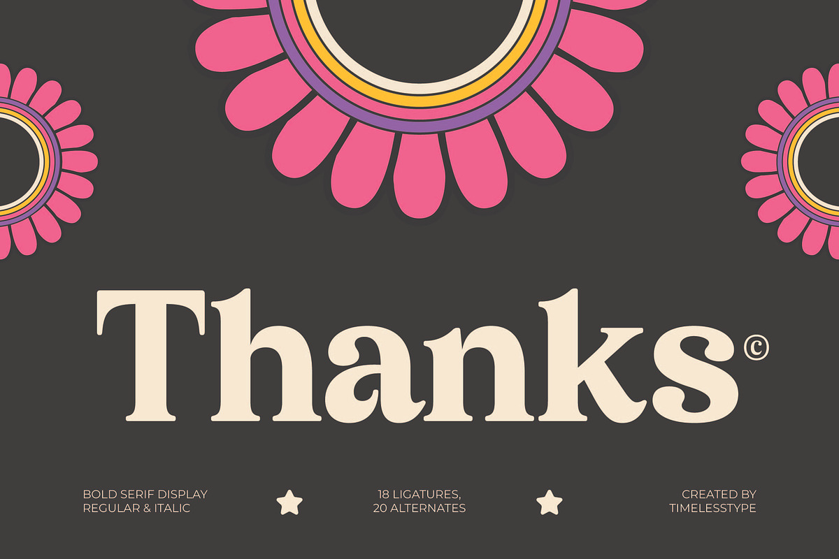 Sonttak Bold Retro Display Serif, a Serif Font by timelesstype.co (Photo 15 of 15)