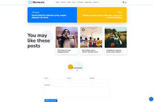 Modern Blog HTML5 Template