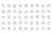 Marriage and Wedding Ceremony Icon, an Outline Icon by Prosymbols (Thumbnail 4 of 5)