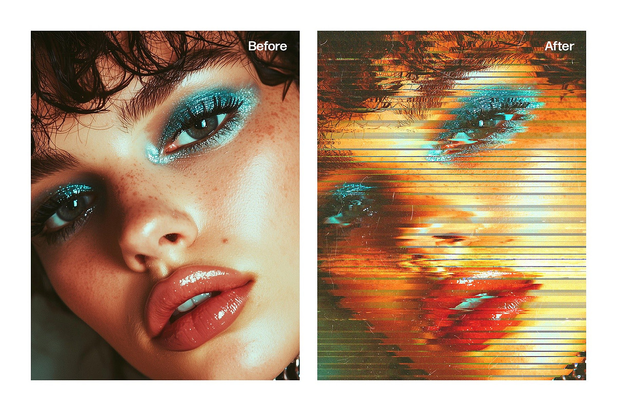 Sideways Glitch Photo Effect, a Layer Style Add-On by DesignerCandies (Photo 6 of 7)