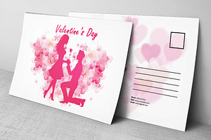 Valentine's Day Party Postcard