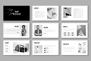 Black & White Business Presentation, a Presentation Template by Mighty-Slide (Thumbnail 2 of 5)