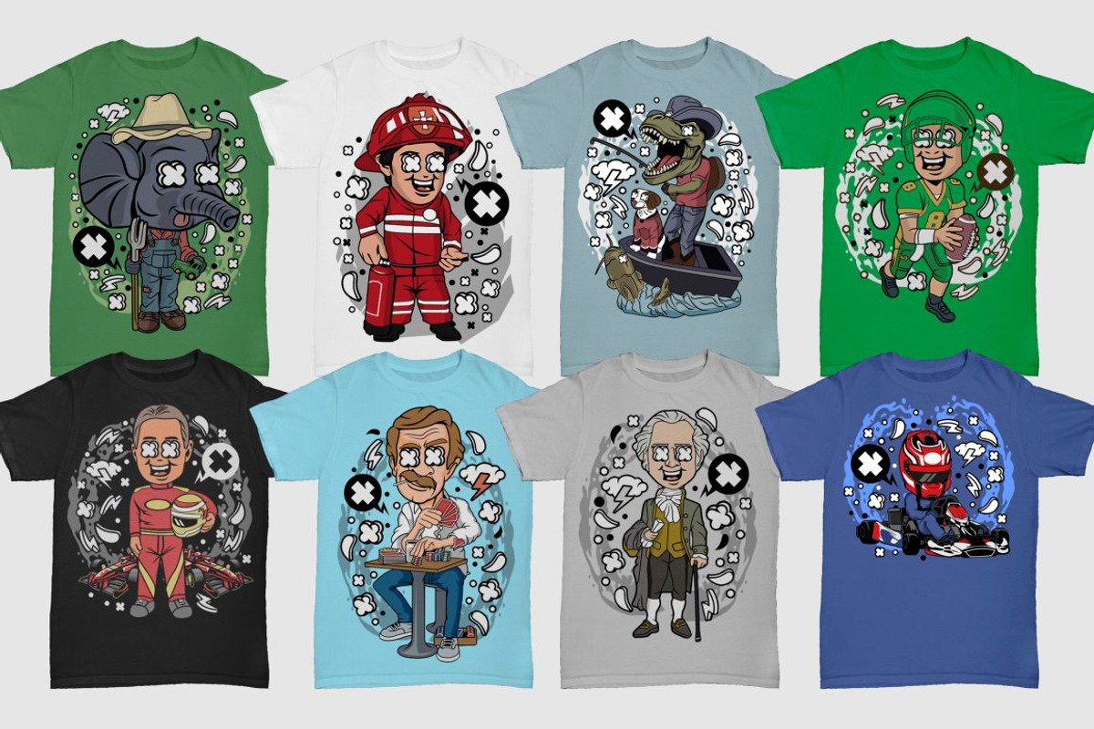 Cartoon Vector #7 Designs Bundle, an Illustration by roach_graphic (Photo 6 of 14)