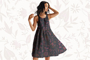 Vintage Folk Floral Pattern, a Pattern Graphic by StudioGlouna (Thumbnail 4 of 5)