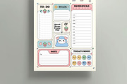 Daily Planner Template, a Stationery Template by MightyDesign (Thumbnail 3 of 8)