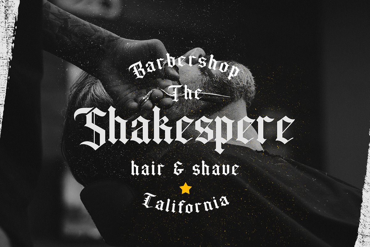 Wilson Wells - Blackletter Font preview 2