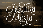 Reglika Mosta - Wedding Family Font, a Serif Font by Pandeka Studio (Thumbnail 1 of 10)