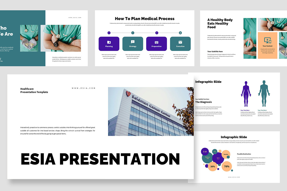 Esia Healthcare Business GoogleSlide, a Presentation Template by Punkl Camp (Photo 1 of 9)