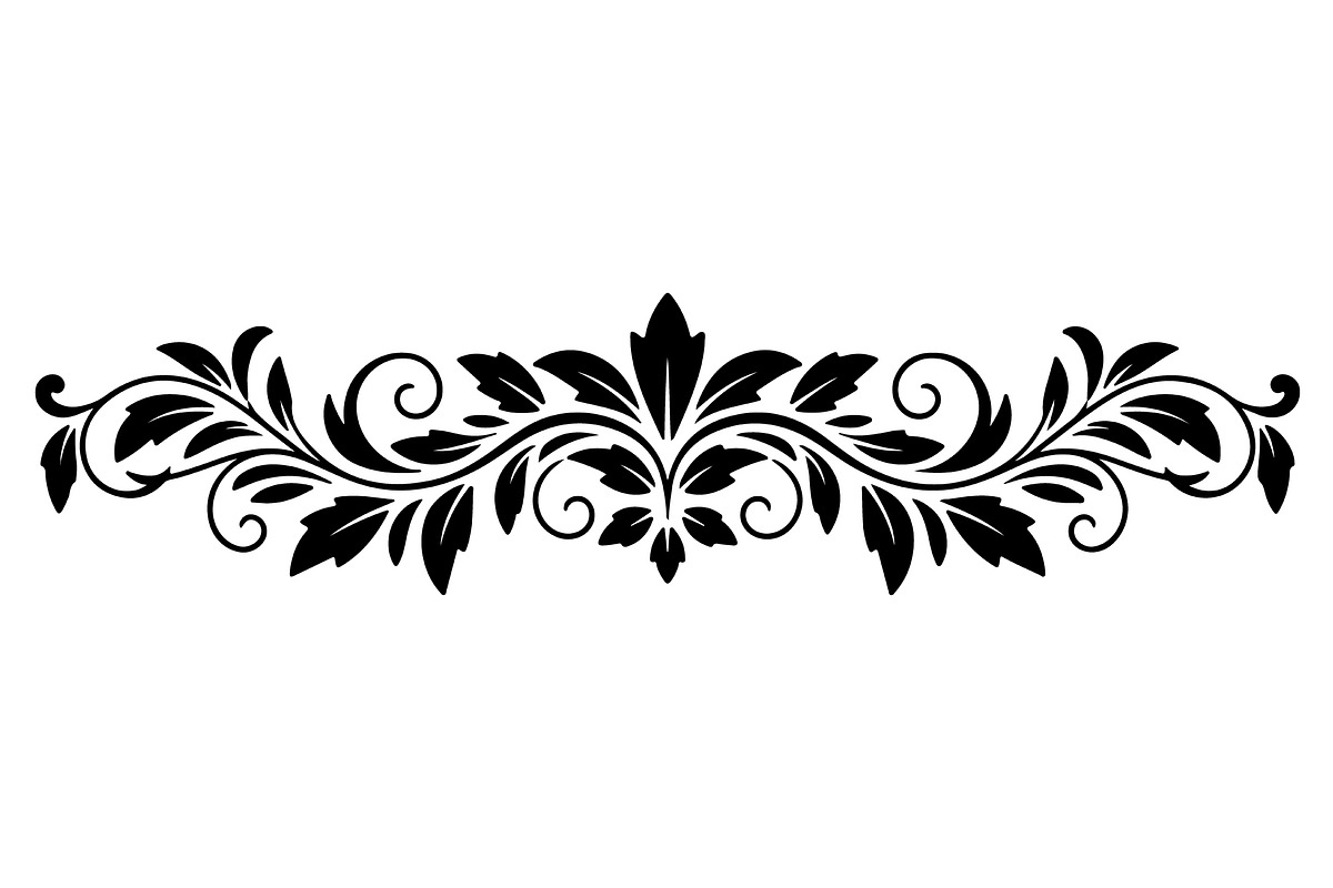 Ornamental Floral Silhouette, a Decorative Illustration by himelgfx (Photo 7 of 18)
