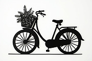 Charming Bicycle with Flowers, an Illustration by Amazin_art (Thumbnail 4 of 21)