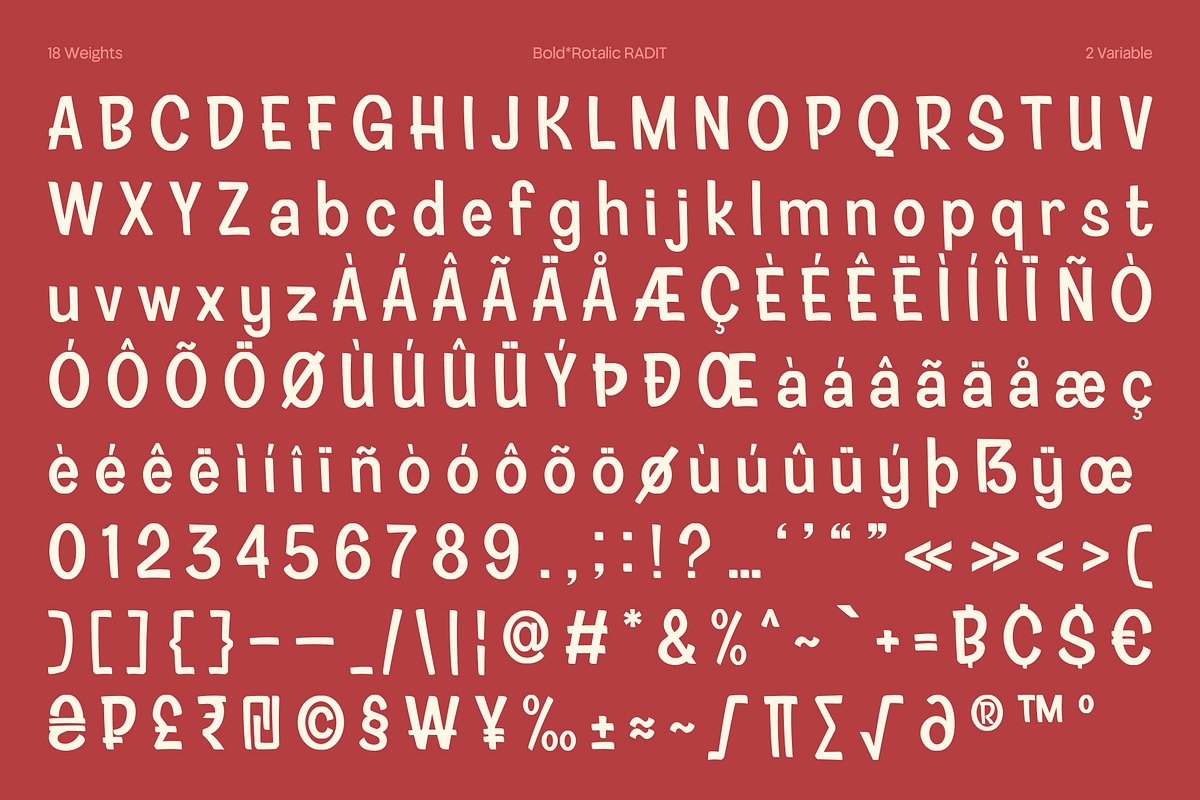 Rotalic Radit – Modern Rotalic Font, a Sans Serif Font by Casloop Studio (Photo 5 of 10)