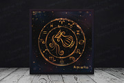 SET / GOLDEN ZODIAC SIGNS / VECTOR, an Animal Illustration by Nadin_Lebedeva (Thumbnail 16 of 17)