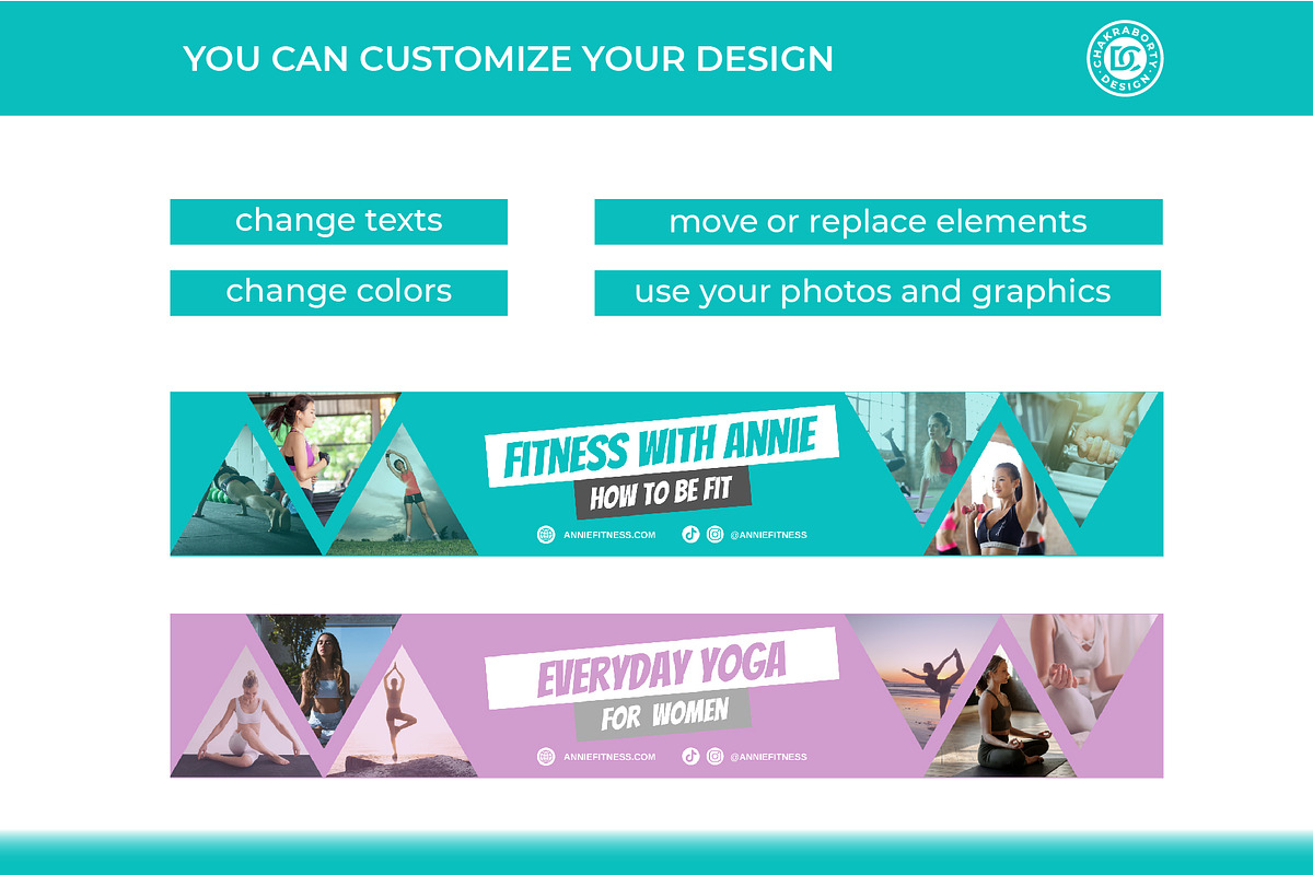 Editable Canva YouTube Template, a Branding & Logo Template by Chakraborty Design (Photo 2 of 9)