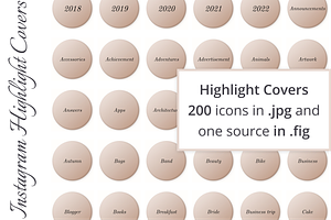 200 Instagram Story Highlight Covers