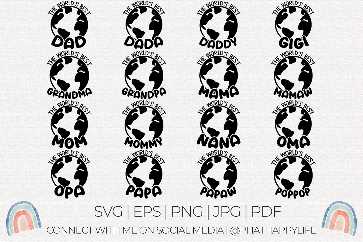 The World's Best SVG Bundle, an Illustration by Phat Happy Life (Photo 1 of 4)