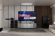 TV Screen Mockup, a Wearable Device Mockup by bimockup (Thumbnail 2 of 6)