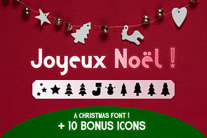 Christmas Tree Font SVG Bonus Icons