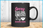 Sorry This Girl Is Taken Bearded SVG, a Graphic by Creativeusart (Thumbnail 3 of 4)