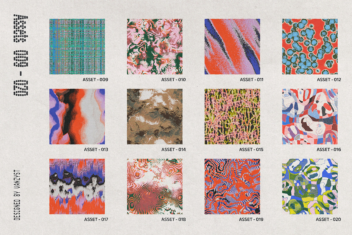 Dither Matter Seamless Patterns, a Pattern Graphic by Vanzyst (Photo 4 of 10)
