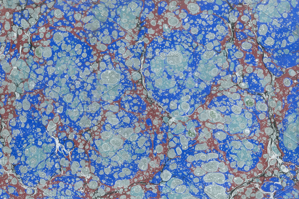 3 Hand Marbled Papers Amber, a Texture Graphic by Marblingdom (Photo 2 of 4)