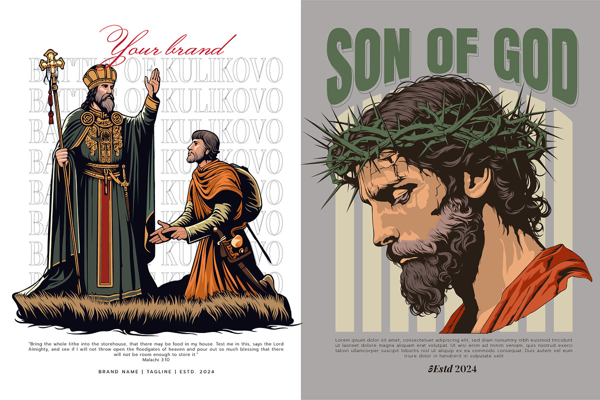 Christian Quotes Designs, a Person Illustration by Baleee (Photo 7 of 10)