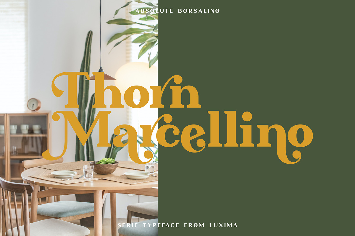 Absolute Borsalino - Serif Font, a Serif Font by Luxima (Photo 4 of 15)