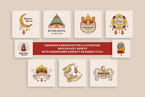 Ramadan Kareem Vector Illustration, a Decorative Illustration by MEANDSTUDIO