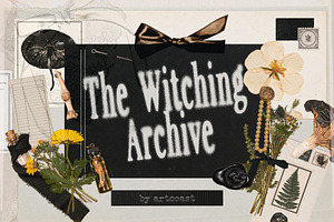 The Witching Archive, an Object Graphic by nadispasibenko