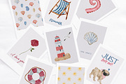 Summer Whimsy Watercolor, an Object Graphic by Les Frolova (Thumbnail 2 of 13)